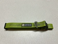 Ruffwear Headwater Dog Collar large waterproof waves green Rubber