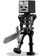 LEGO Minecraft Minifigur - min025 - Wither Skelett - aus 21266
