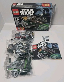 LEGO-75168-STAR WARS-YODA'S JEDI STARFIGHTER-W/MANUAL-OPEN BOX-SEALED BAGS