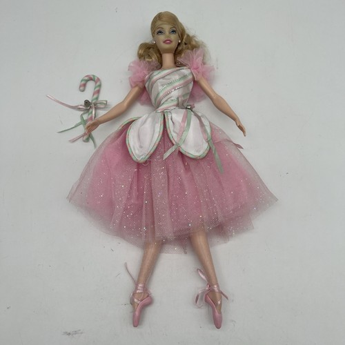 Barbie 2002 Peppermint Candy Cane Classic Ballet Series EUC Played With As Is