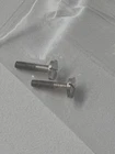 HAMILTON 18 SZ POCKETWATCH CASE SCREWS 1-WHITE 1-X,,NOS ROUND   ------BB-233