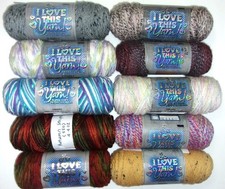 Hobby Lobby I Love This Yarn Assorted Variegated Yarn, Complete/Partial, 1 Skein