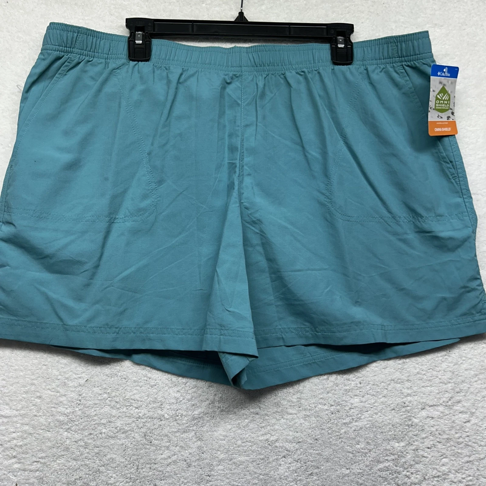 Columbia Womens Size 2XL Teal Blue Sandy River Athletic Shorts