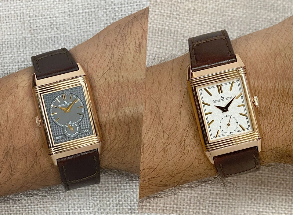 Jaeger LeCoultre Reverso Tribute Duoface 18k Rose Gold Manual Watch Q3902420 - Image 4 of 4