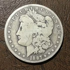 1887 O Morgan Dollar, 90% Silver, Free Shipping.