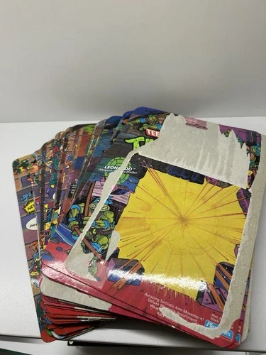 Lot Of 31 TMNT 1988+ Cardbacks.  Vintage Original