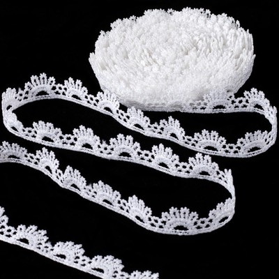 Winsyison 5 Yards Flower Lace Trim, Floral Lace Sewing Ribbon, Softing
