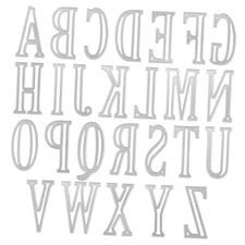  Die Cuts for Card Making, 26 Alphabet Letters Metal Cutting Dies,Embossing 