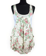 Apricot Pinafore Dress Layered Women’s UK Size M/L Mini Multicolour Summer