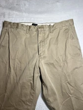 J.Crew Pants Mens 32X32 Tan Broken-In Cotton Casual Chino Relaxed Fit