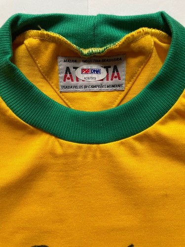 Pele - Front Signed Replica World Cup 1970 Jersey - Long Name - PSA / DNA - Picture 5 of 8