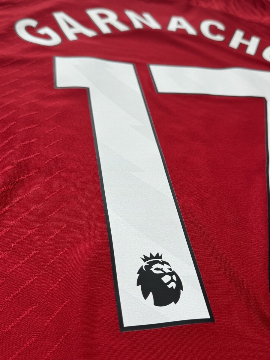 2023/24 Manchester United Authentic Home Jersey #17 Garnacho Large
