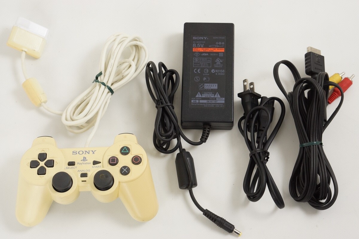 PS2 Slim Console System White SCPH-75000 CW Game -NTSC-J