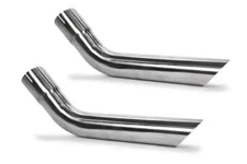 PYPES PERFORMANCE EXHAUST EVT58 304 Stainless Steel Hockey Stick Tail Pipe Tip