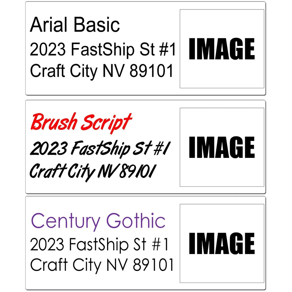 30 Black Cat Face Custom Personalized Return Address Labels 1 x 2 5/8 Inch - Image 4 of 4