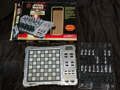 Vtg 1999 Star Wars Episode One 1 Electronic Galactic Chess Game Tested 