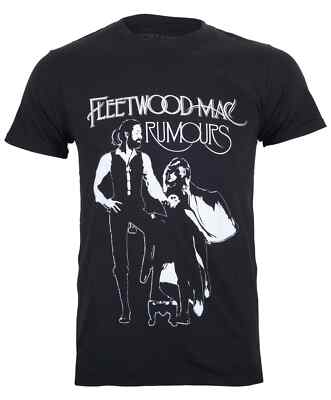Offizielles Fleetwood Mac T-Shirt Gerüchte Album Cover Art schwarz neu S bis 5XL