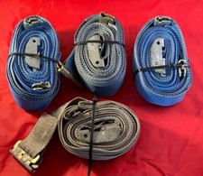 3 Ancra Straps 2 inch 47619-083 833lb And (1) Gray 10’ 2” 833lb Strap