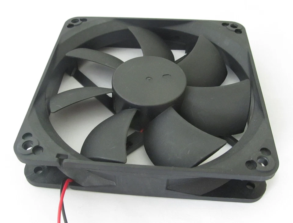 10pcs Brushless DC Cooling Fan 140x140x25mm 140mm 14025 7 blades 5V 12V 24V 2pin - Image 2 of 2