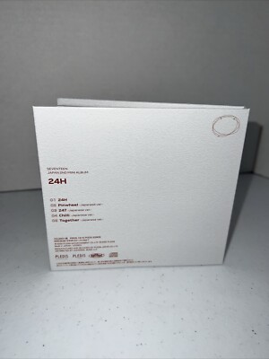 Seventeen 24h Japan 2nd Mini Album CD Limited Edition B The