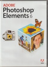 Adobe Photoshop Elements 6 for PC CD Only NO book