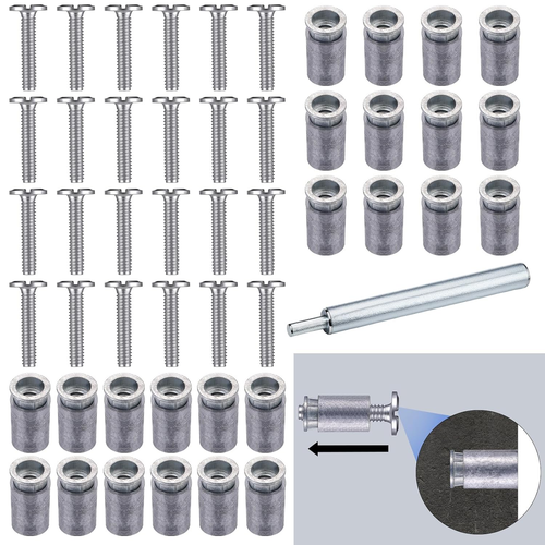 18-8 Stainless Steel Hurricane Shutter Sidewalk Bolts - 1/4-20 Thread, Phillips/Flat Head, Choose Length & Quantity
