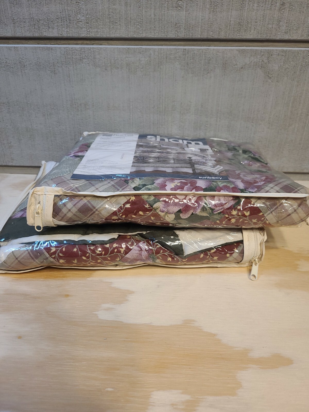 VINTAGE JC PENNEY Home Collection 2 Pillow Shams Sunberry ORIGINAL