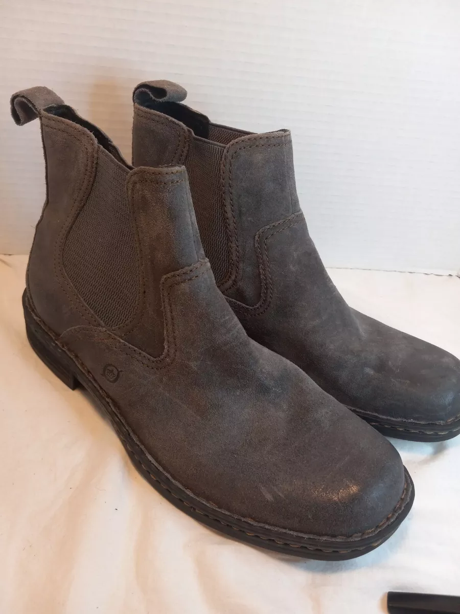 Born Men s Hemlock Leather Boots Size 9.5 Gray