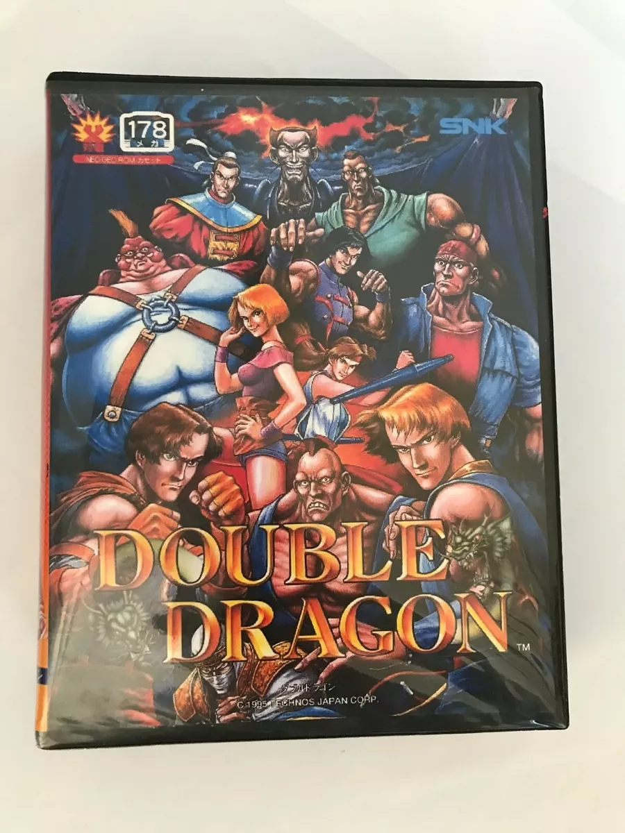 Neo Geo AES DOUBLE DRAGON softbox MVS Convert EP ROM TESTED