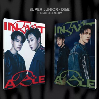 SUPER JUNIOR D & E [INEVITABLE] 6th Mini Album CD+Photo Book+5 Card+Poster+GIFT