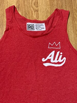 Roots Of Fight Shirt Mens 2XL Red Tank Top Muhammad Ali Boxing Gym
