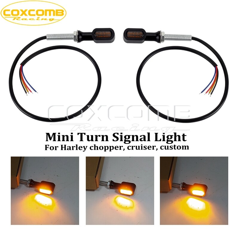 Mini LED Turn Signal Light Blinker Indicator Lamp for Harley
