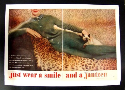 1960 Jantzen Print Advertisement Ad Ladies Womens Clothing Vintage Decor 60s