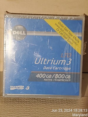 Dell Data Tape Cartridge | LTO Ultrium 3 400/800GB | 0HC591