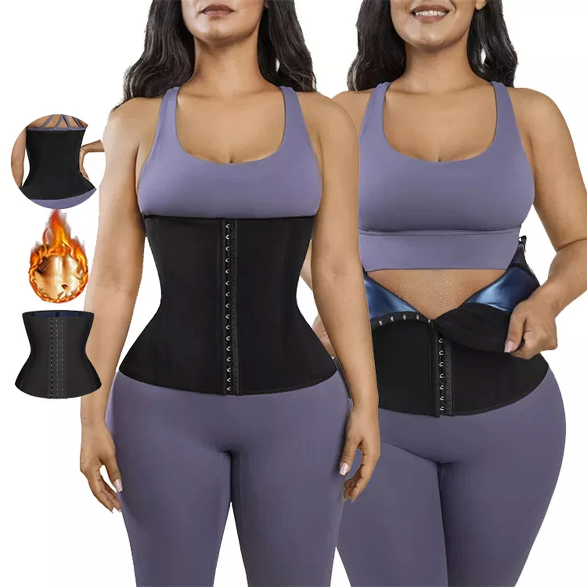 Fajas Para Adelgazar Reductoras Abdomen Faja De Ejercicio Sweat Belt Para  Mujer