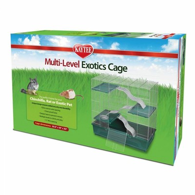 kaytee multi level exotics cage