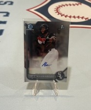 2022 Bowman Chrome Benyamin Bailey 1st Prospect Auto Autograph CPA-BBY White Sox