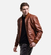 Luminera - Distressed Nappa - Cognac Bomber