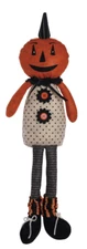 Transpac - Johanna Parker - Plush Halloween Shelf Sitter Pumpkin - J9171