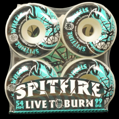 SPITFIRE BIGHEAD 54mm 99A ''SHATTERED'' Set Skateboard Rollen Wheels Classic Shape