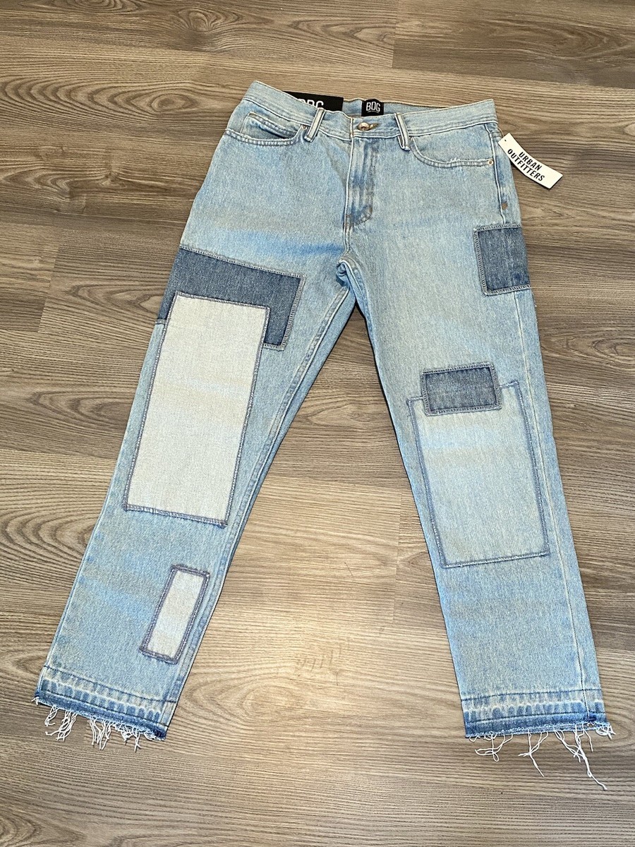 BDG Dad Sl Taper Fit Patchwork Jean Mens Size 30 X 27 NWT Urban Outfitters