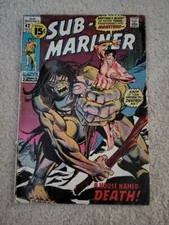 Sub-Mariner #42 (1971) Marvel Comics Namor Bag And Board Ships Fast