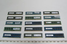 Lot Of 16 Misc 4GB RAM