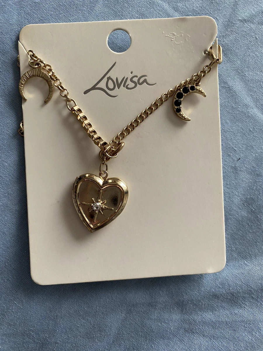 BRAND NEW HEART lock necklace. Lovisa. RRP £7 £4.50 - PicClick UK