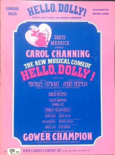 Hello Dolly Songbook Hammond organo Mark Laub Jerry Herman Spinet pre-set - Foto 2 di 6