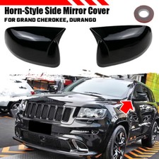 For Jeep Grand Cherokee WK2 Dodge Durango 2011-2020 2X Side Mirror Cover Cap