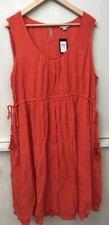 Avenue Womens Sleeveless Kasey Side Ties Dress Paprika Size 22/24 NWT