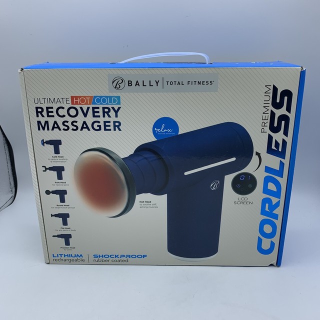 Bally Total Fitness Ultimate Hot/Cold Recovery Massager Cordless BL1777