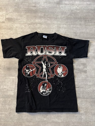 Maglietta Rush Classic Vintage Band Logo - Ufficiale Uomo Taglia Unica, Colore Nero