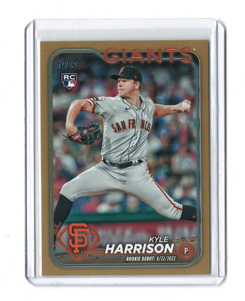 2024 Topps Update #US83 Kyle Harrison Gold #/2024